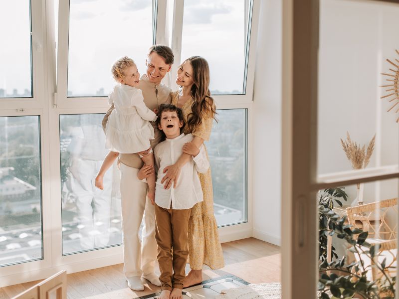 Organização funcional para famílias em crescimento